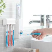 Tandkrmsdoserare med tandborsthllare Diseeth InnovaGoods