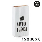 Liten papperskasse Oh My Home (15 x 30 x 8 cm)