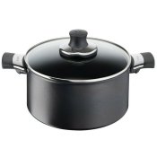 Kastrull med lock Tefal EXCELLENCE 20CM 2,8 L Aluminium Svart Mu