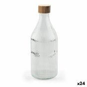 Glasflaska La Mediterrnea Metall Glas 1 L (24 antal)