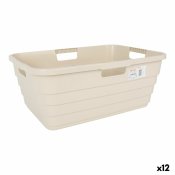 Tvttkorg Tontarelli Maya Beige Plast 54,5 x 37,5 x 22 cm (12 an