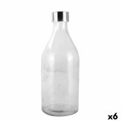 Glasflaska La Mediterrnea Metall Glas 1 L (6 antal)
