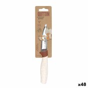 Skalkniv Quttin Terra Brun Silvrig Rostfritt stl 9 cm (48 antal