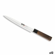 Kkskniv Quttin YANAGIBA Takamura Brun Silvrig 20 cm (12 antal)
