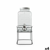 Dryckdispenser La Mediterrnea Rustik Metall Glas 4 L 17 x 17 x