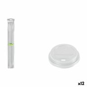 Set med lock fr glas Algon 250 ml 100 Delar (12 antal)
