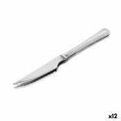 Set med kttknivar Quttin Antrtica Silvrig Rostfritt stl 21,5