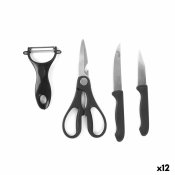 Set med skalknivar Cuyfor Rostfritt stl 2 Delar (12 antal)