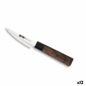 Kkskniv Quttin PETTY Takamura Brun Silvrig 9 cm (12 antal)