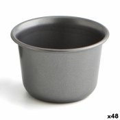Bakform Quid Sweet Grey Svart Metall (48 antal)