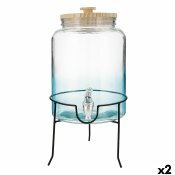 Dryckdispenser Quid Viba Multicolour Glas 7,5 L (2 antal)