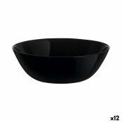 Snacksskl Luminarc Zelie Negro Svart Glas (12 antal)