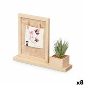 Fotoram 411096 Naturell Plast Tr MDF (8 antal)
