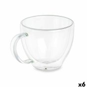 Te- och kaffekopp Vivalto OCT-DG2397 Transparent Borosilikatglas