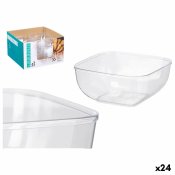 Sklset Leknes Transparent Plast 800 ml 15,3 x 7 x 15,3 cm (24 a