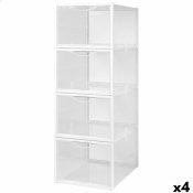Stapelbar skokartong Max Home polypropen ABS 25 x 18,5 x 35 cm (