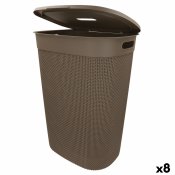 Tvttkorg Curver Brun Plast 55 L 44 x 61 x 35 cm (8 antal)