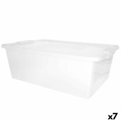 Frvaringslda med lock Curver Vit Plast 26 L 55 x 19 x 35 cm (7