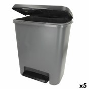 Soptunna Curver Mrkgr Plast 25 L (5 antal)