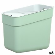 Soptunna Curver Grn Plast 20 L (6 antal)