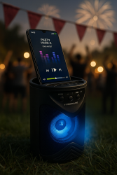 Bluetooth Hgtalare Dunlop TWS 15 W Svart USB