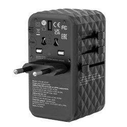 Adapter Verbatim Svart Gr 100 W