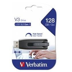 USB-minne Verbatim Svart Gr Multicolour 128 GB