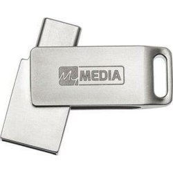 Minnessticka MyMedia Silvrig 128 GB