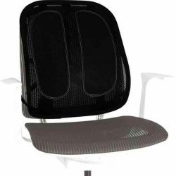 Ryggstd fr sten Fellowes 9191301 Svart Justerbar Ergonomiskt