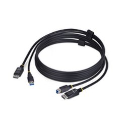 Kabeladapter Startech DU1226-KVM-CABLE Svart 1,8 m