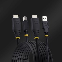 Kabeladapter Startech HU12210-KVM-CABLE Svart