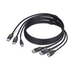 Kabeladapter Startech DDU1226-KVM-CABLE Svart 1,8 m