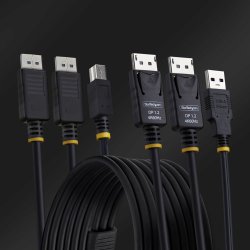 Kabeladapter Startech DDU1226-KVM-CABLE Svart 1,8 m
