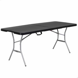 Fllbord Lifetime Svart 183 x 73 x 76 cm