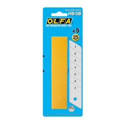 Knivblad Olfa HB-5B 25 mm delbar 5 antal