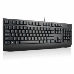 Tangentbord Lenovo 4X30M86918 Qwerty Spanska Svart