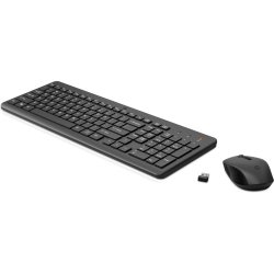 Tangentbord och Mus HP 2V9E6AA Svart Engelska Qwerty US