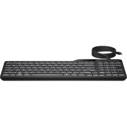 Tangentbord HP 7N7C0AA#ABE Vit Svart Qwerty Spanska