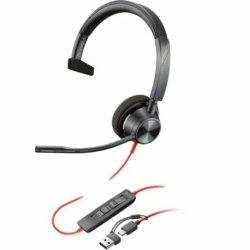 Hrlurar med Mikrofon HP 8X216AA Svart
