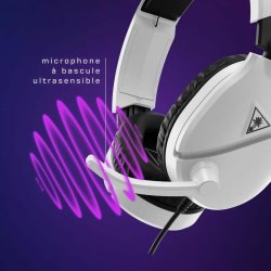 Hrlurar med Mikrofon Turtle Beach TBS-2001-15 Vit Svart