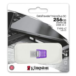 USB-minne Kingston DTDUO3CG3/256GB Violett Svart Purpur Stl 256
