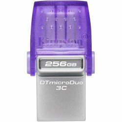 USB-minne Kingston DataTraveler microDuo 3C Violett 256 GB
