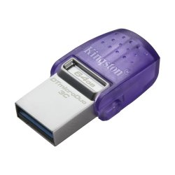 USB-minne Kingston microDuo 3C 64 GB Purpur (1 antal)