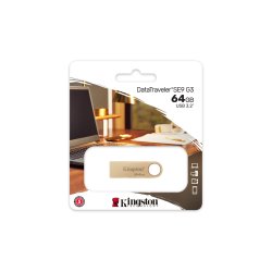 USB-minne Kingston DTSE9G3/64GB 64 GB Gyllene