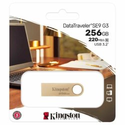 USB-minne Kingston DataTraveler SE9 G3 256 GB Gyllene