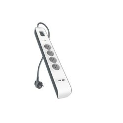 Ellist 4 Tomas-uttag med brytare Belkin BSV401CA2M (2 m)