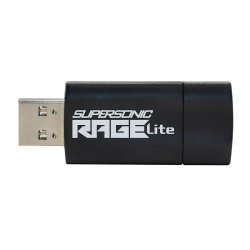 USB-minne Patriot Memory Supersonic Rage Lite Svart Svart/Bl 64