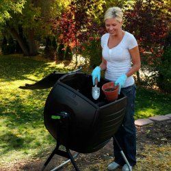 Komposttunna Lifetime 60076 Rotation 189 L 75 x 113 x 81 cm