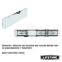 Bnk Lifetime Vit Hopfllbar 183 x 42 x 29 cm