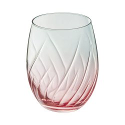 Glas fr vatten Cristal d?Arques Paris Swirly Spring Rosa Glas 3